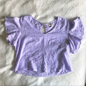 Universal Thread Lavender Crop Top